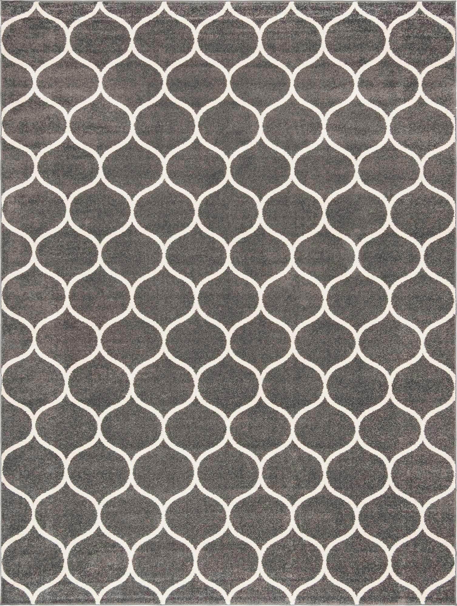  10' x 13' Lattice Frieze Rug