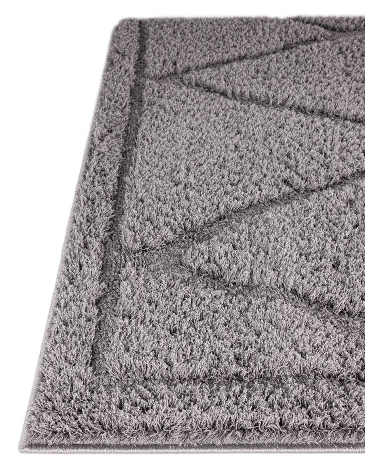 Detail image of  5' x 8' Lattice Shag Rug