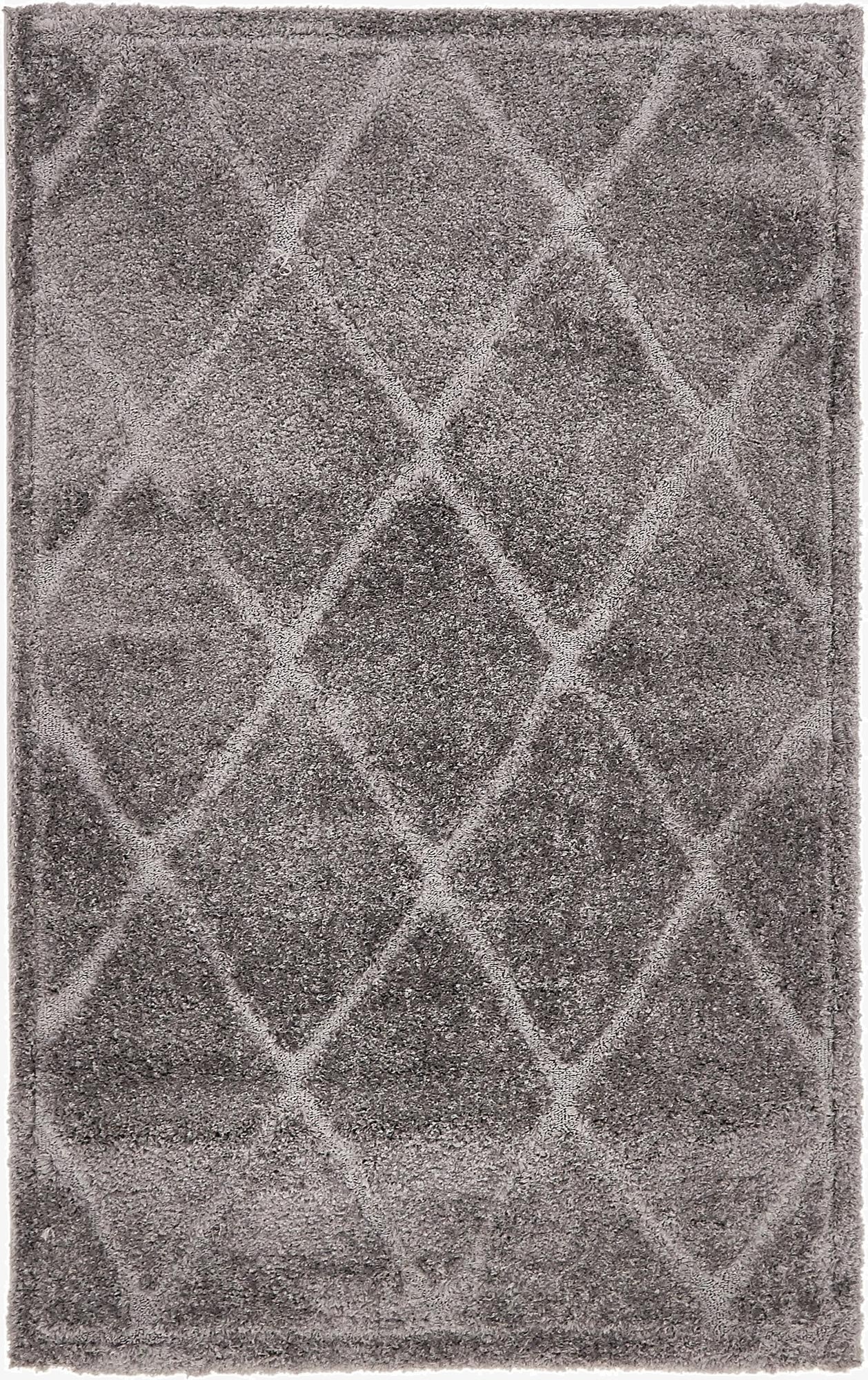  5' x 8' Lattice Shag Rug