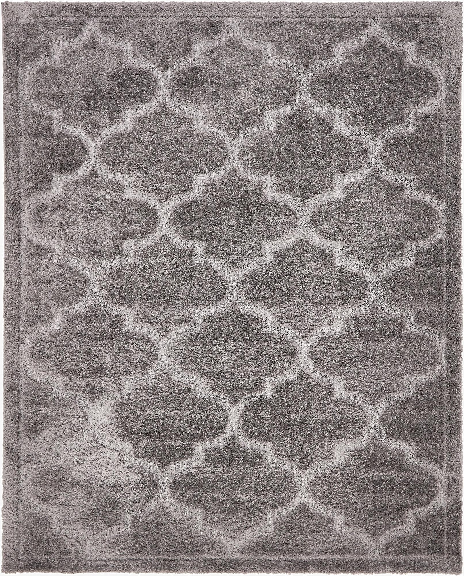  8' x 10' Lattice Shag Rug
