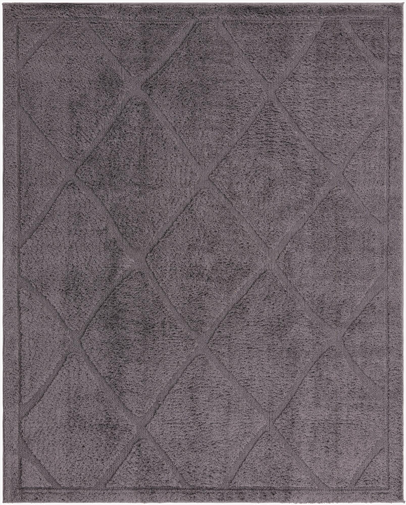  8' x 10' Lattice Shag Rug