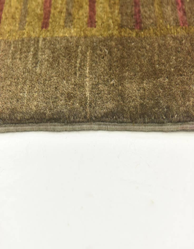 Detail image of  6' 8 x 9' 9  Hand Knotted Modern Ziegler Rug