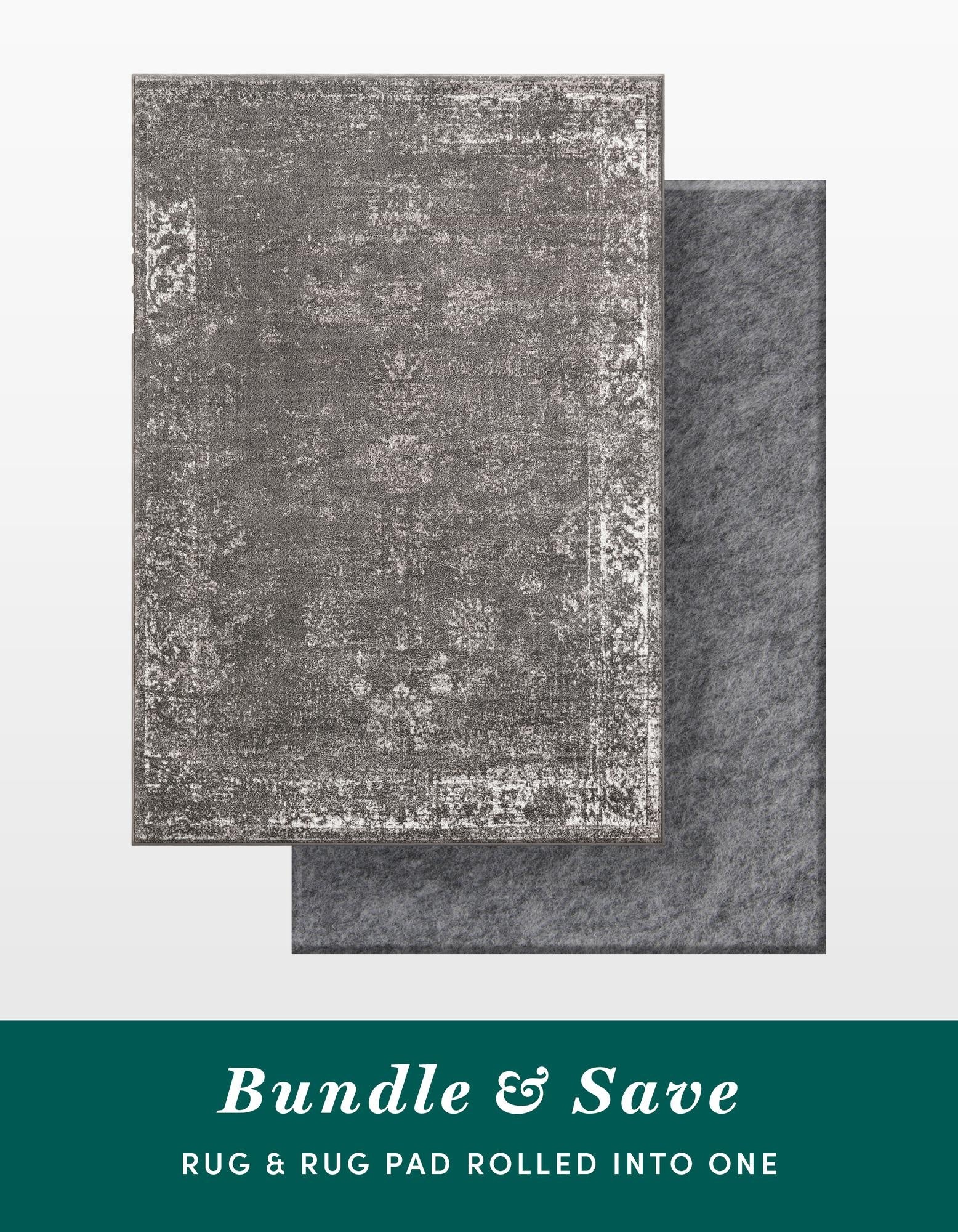  6' x 9' Monte Carlo Rug With Pad Bundle