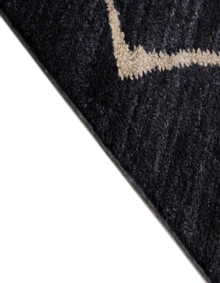 Detail image of  5' 9 x 7' 9  Hand Knotted Moroccan Wool Rug