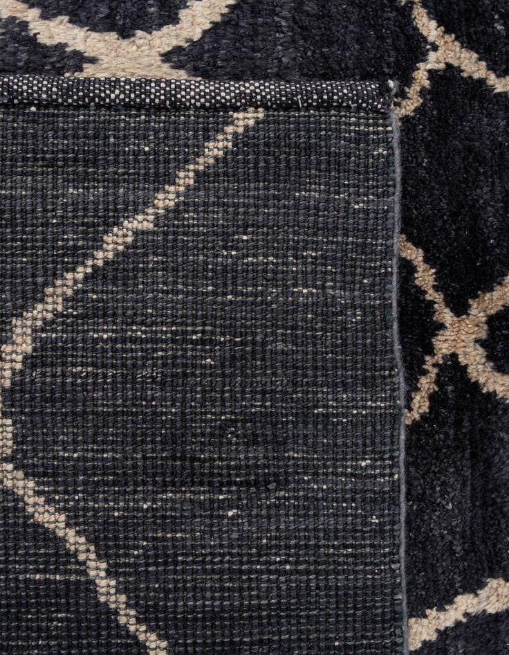 Detail image of  5' 9 x 7' 9  Hand Knotted Moroccan Wool Rug
