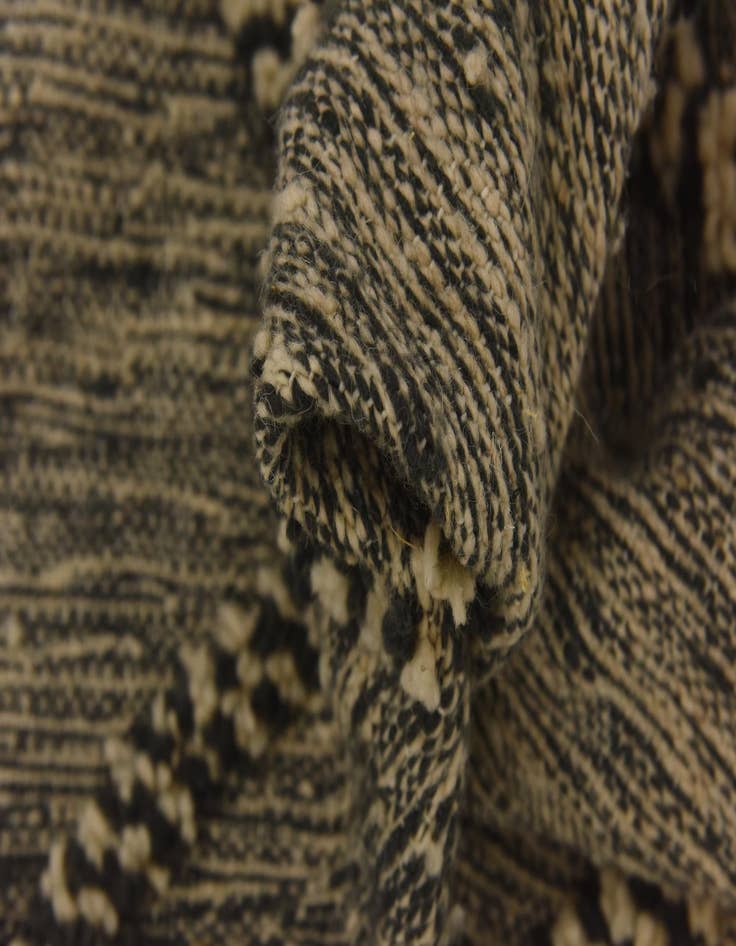 Detail image of  4' 11 x 8' 4  Hand Knotted Moroccan Wool Rug