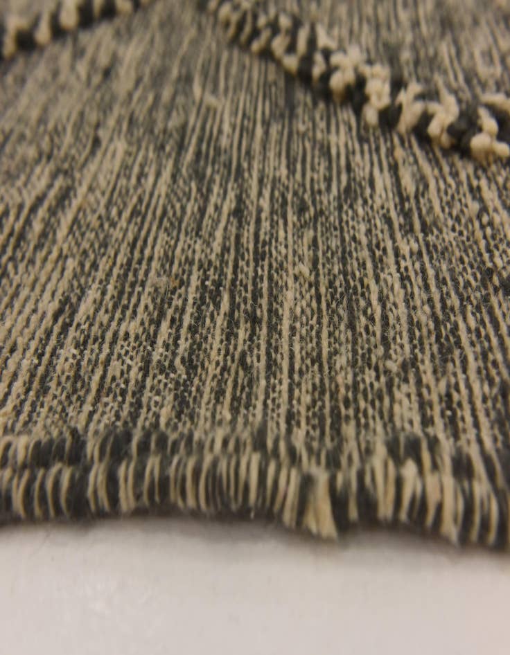 Detail image of  4' 11 x 8' 4  Hand Knotted Moroccan Wool Rug