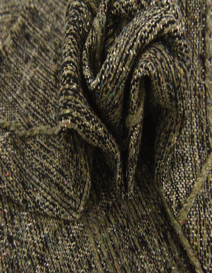 Detail image of  6' 8 x 11' 5  Hand Knotted Moroccan Wool Rug