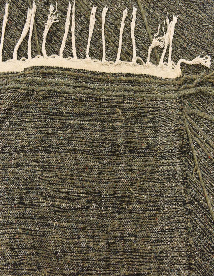 Detail image of  6' 8 x 11' 5  Hand Knotted Moroccan Wool Rug