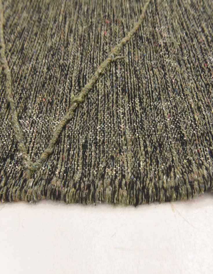 Detail image of  6' 8 x 11' 5  Hand Knotted Moroccan Wool Rug