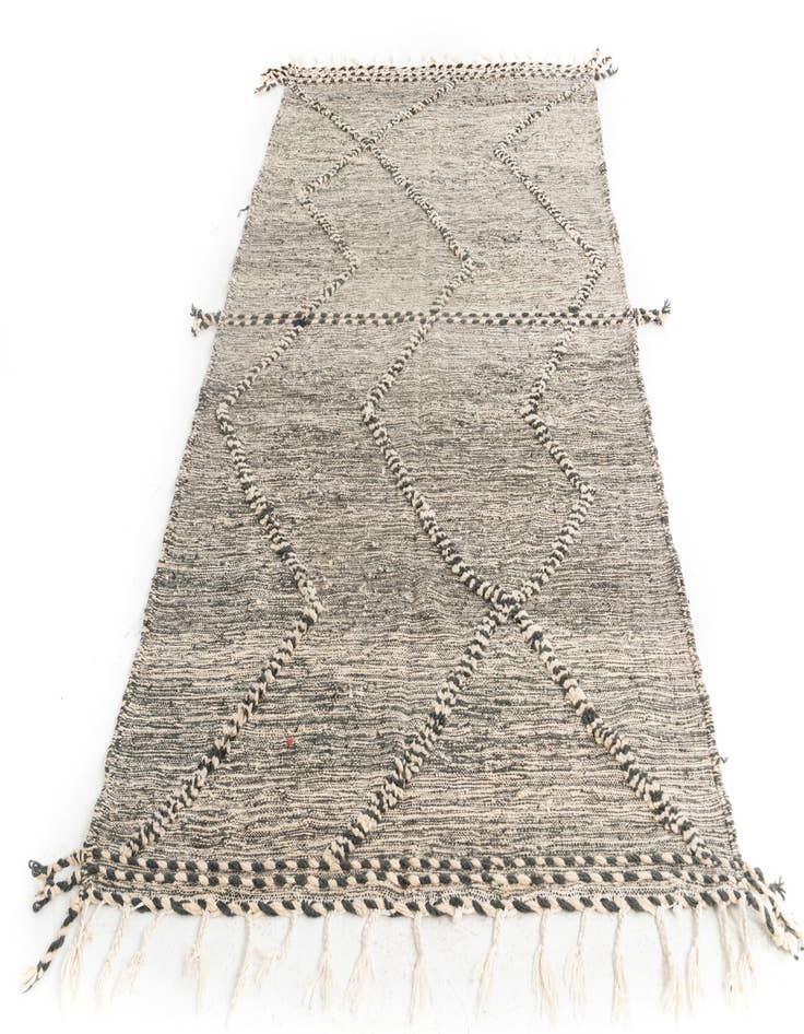 Detail image of  5' x 8' 7  Hand Knotted Moroccan Wool Rug