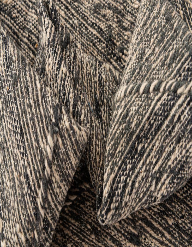 Detail image of  6' 7 x 9' 8  Hand Knotted Moroccan Wool Rug