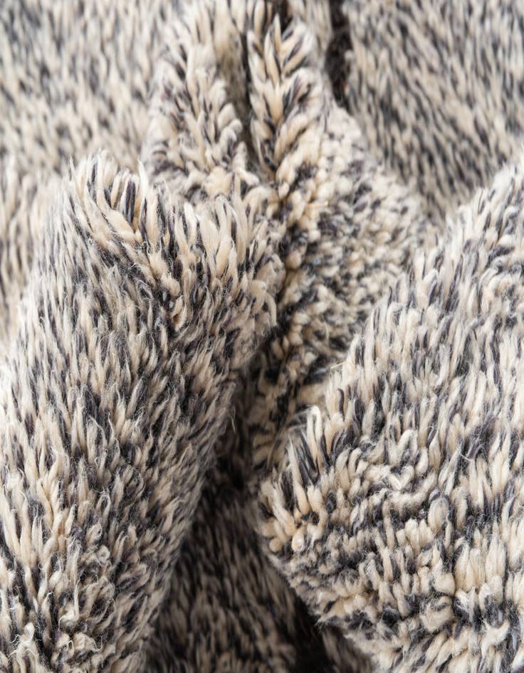 Detail image of  6' 8 x 9' 3  Hand Knotted Moroccan Wool Rug