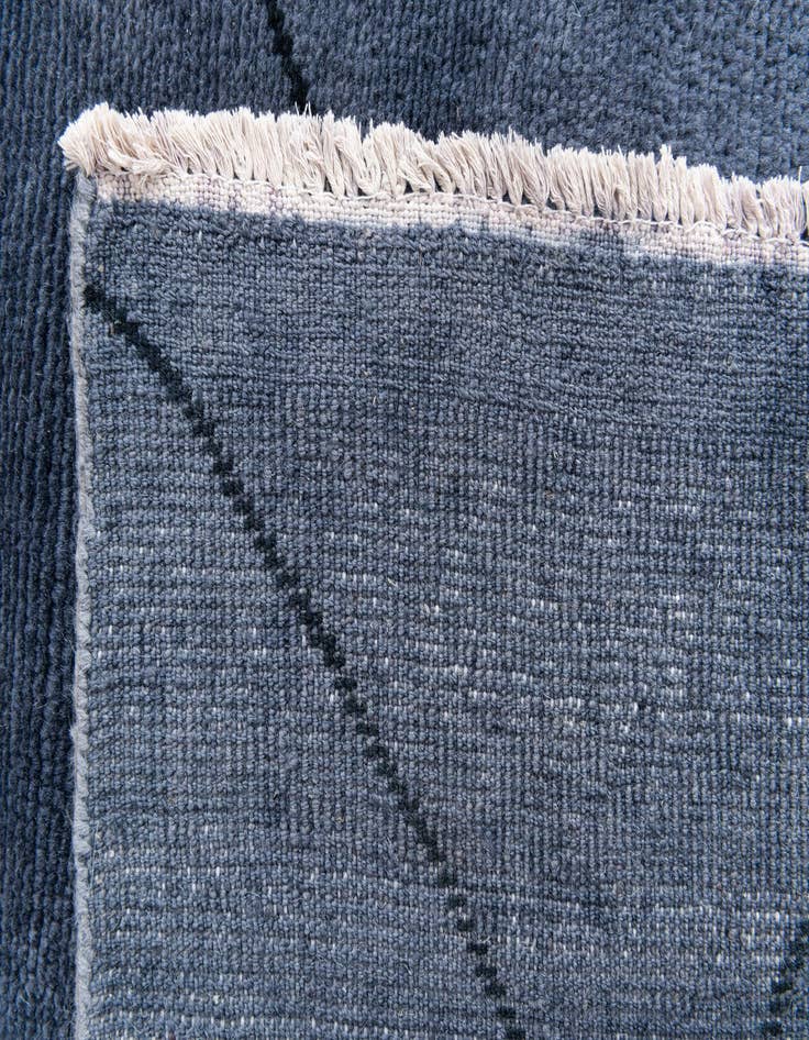 Detail image of  7' 9 x 9' 10  Hand Knotted Moroccan Wool Rug