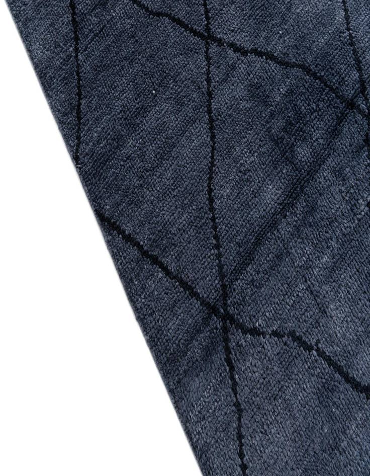 Detail image of  5' 6 x 8' 2  Hand Knotted Moroccan Wool Rug