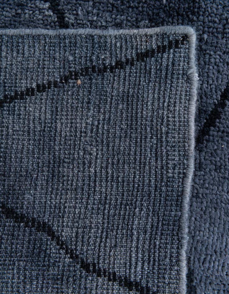 Detail image of  5' 6 x 8' 2  Hand Knotted Moroccan Wool Rug