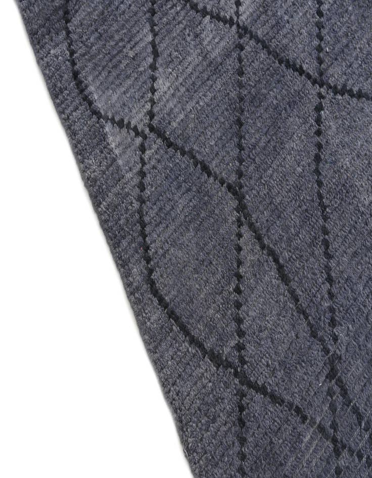 Detail image of  8' x 10'  Hand Knotted Moroccan Wool Rug