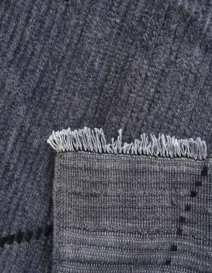 Detail image of  8' x 10'  Hand Knotted Moroccan Wool Rug