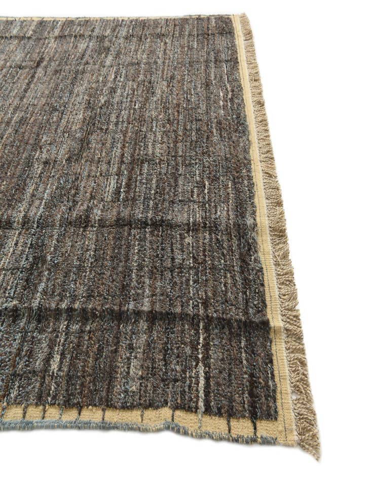 Detail image of  8' 1 x 10' 8  Hand Knotted Moroccan Wool Rug