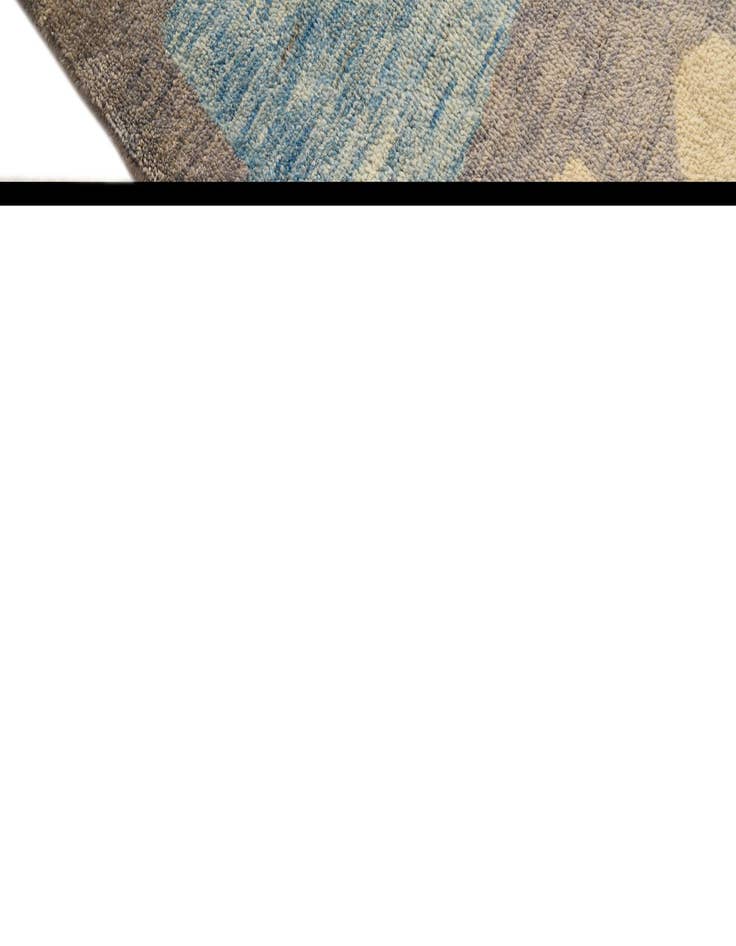 Detail image of  6' 6 x 10'  Hand Knotted Moroccan Wool Rug