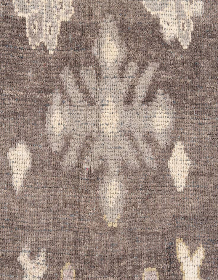 Detail image of  5' 5 x 7' 3  Hand Knotted Moroccan Wool Rug