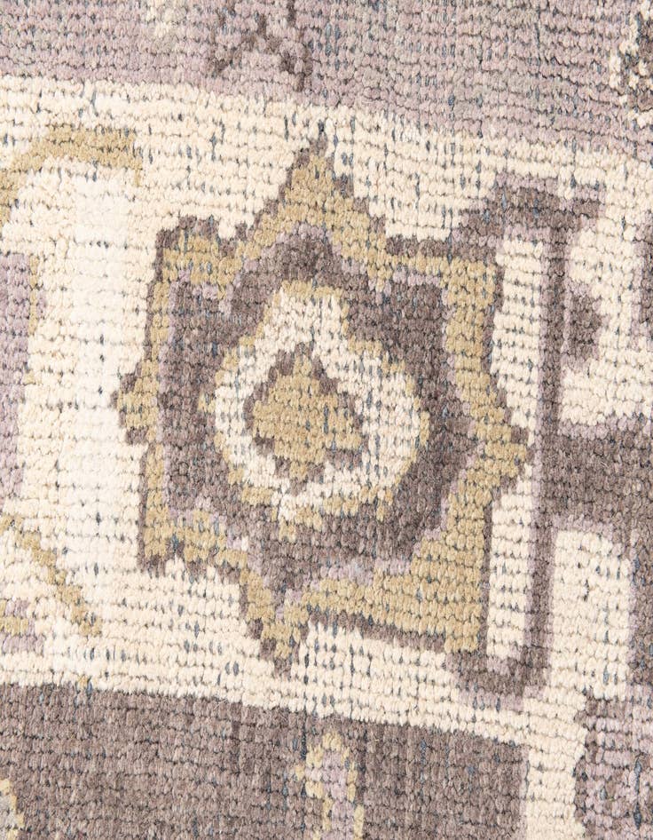 Detail image of  5' 5 x 7' 3  Hand Knotted Moroccan Wool Rug