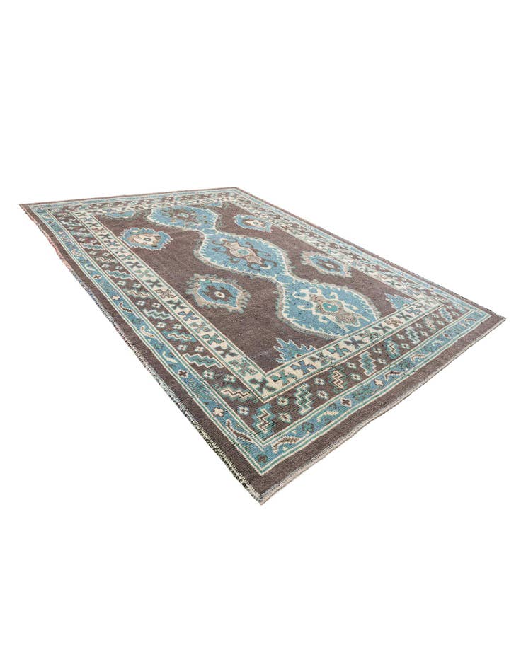 Detail image of  9' x 12' 4  Hand Knotted Moroccan Wool Rug