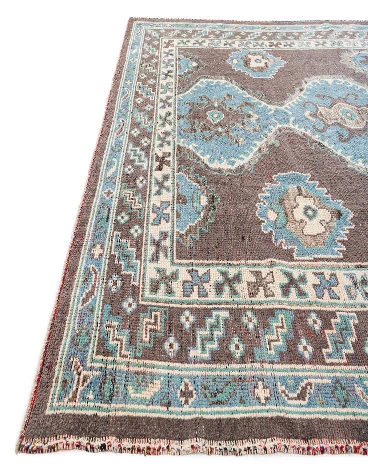 Detail image of  9' x 12' 4  Hand Knotted Moroccan Wool Rug