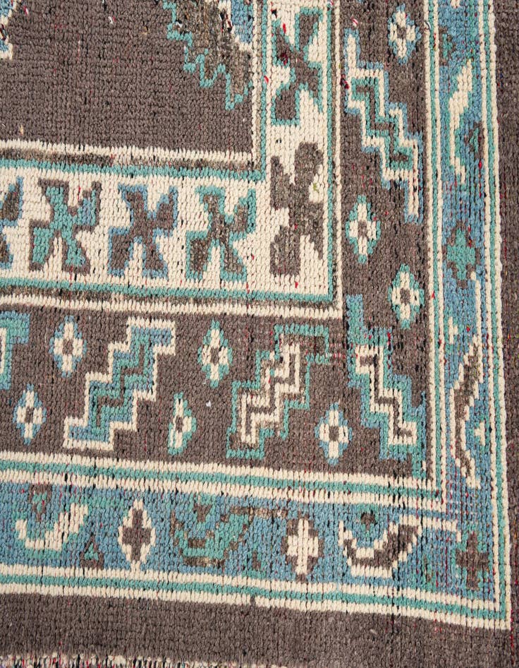 Detail image of  9' x 12' 4  Hand Knotted Moroccan Wool Rug