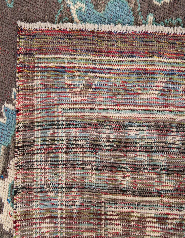 Detail image of  9' x 12' 4  Hand Knotted Moroccan Wool Rug