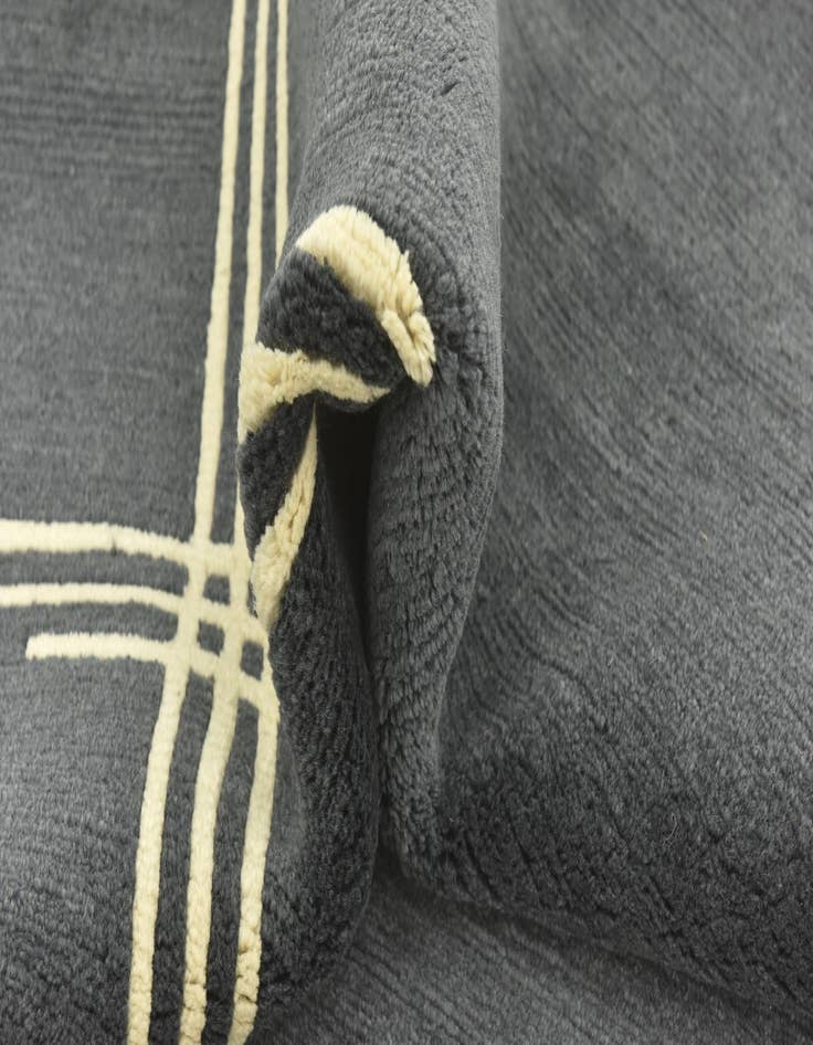 Detail image of  8' 2 x 11' 7  Hand Knotted Nepal Wool Rug