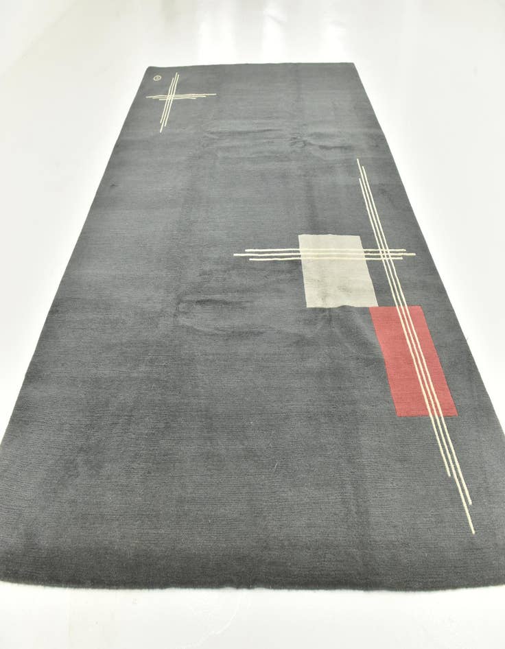 Detail image of  8' 2 x 11' 7  Hand Knotted Nepal Wool Rug