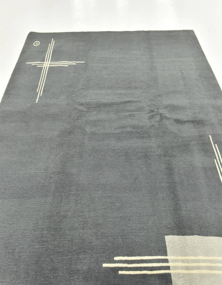 Detail image of  8' 2 x 11' 7  Hand Knotted Nepal Wool Rug