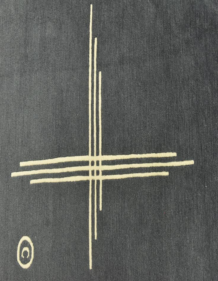 Detail image of  8' 2 x 11' 7  Hand Knotted Nepal Wool Rug