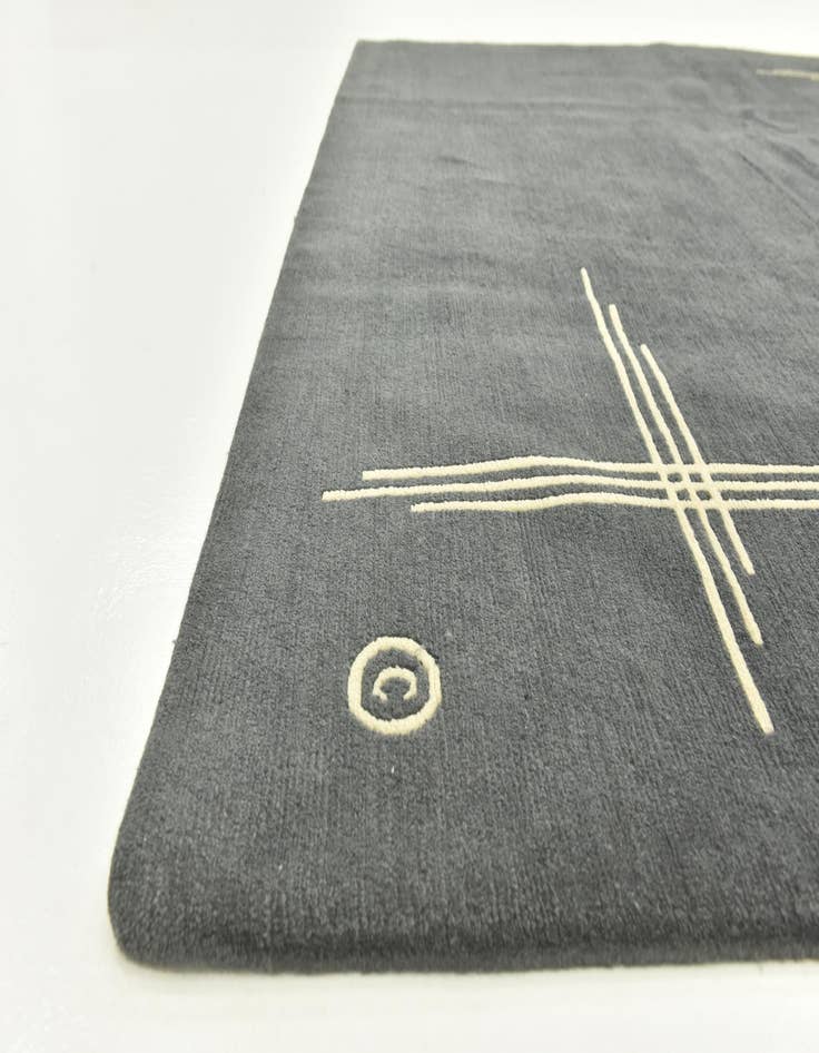 Detail image of  8' 2 x 11' 7  Hand Knotted Nepal Wool Rug