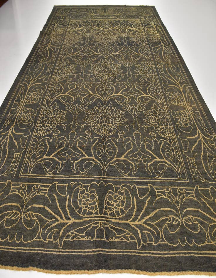 Detail image of  10' 9 x 15' 8  Hand Knotted Oushak Wool Rug