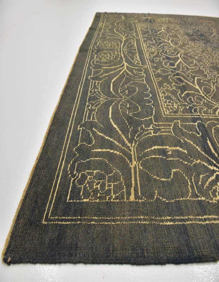 Detail image of  10' 9 x 15' 8  Hand Knotted Oushak Wool Rug