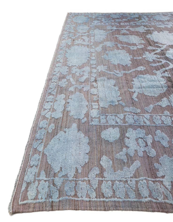 Detail image of  10' 3 x 14' 4  Hand Knotted Oushak Wool Rug