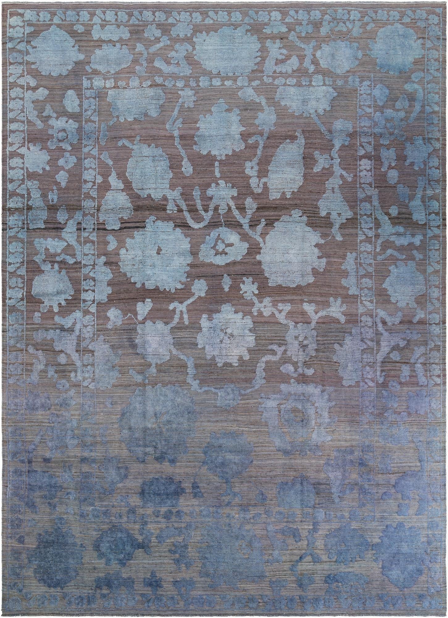  10' 3 x 14' 4  Hand Knotted Oushak Wool Rug