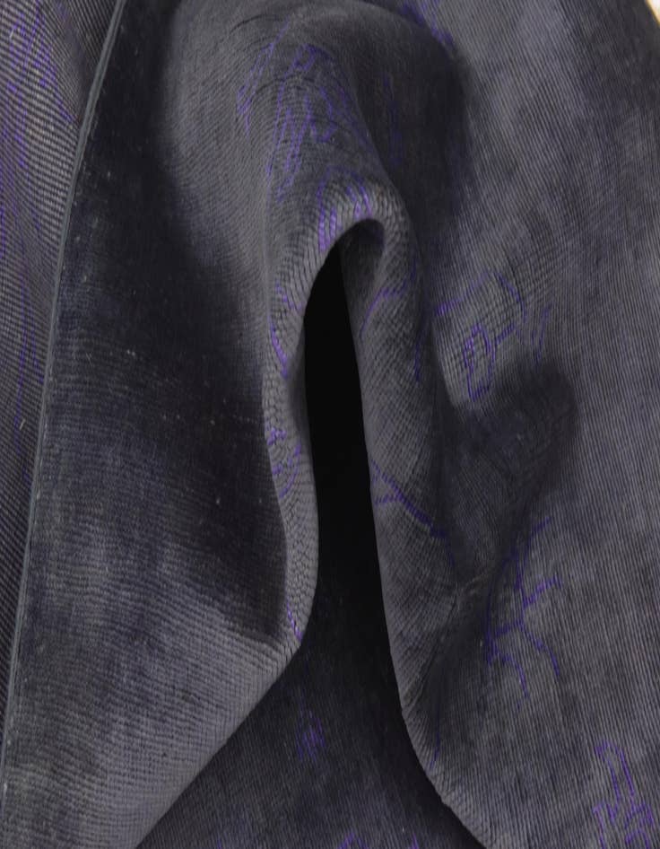 Detail image of  4' 10 x 6' 2  Hand Knotted Over-Dyed Ziegler Rug