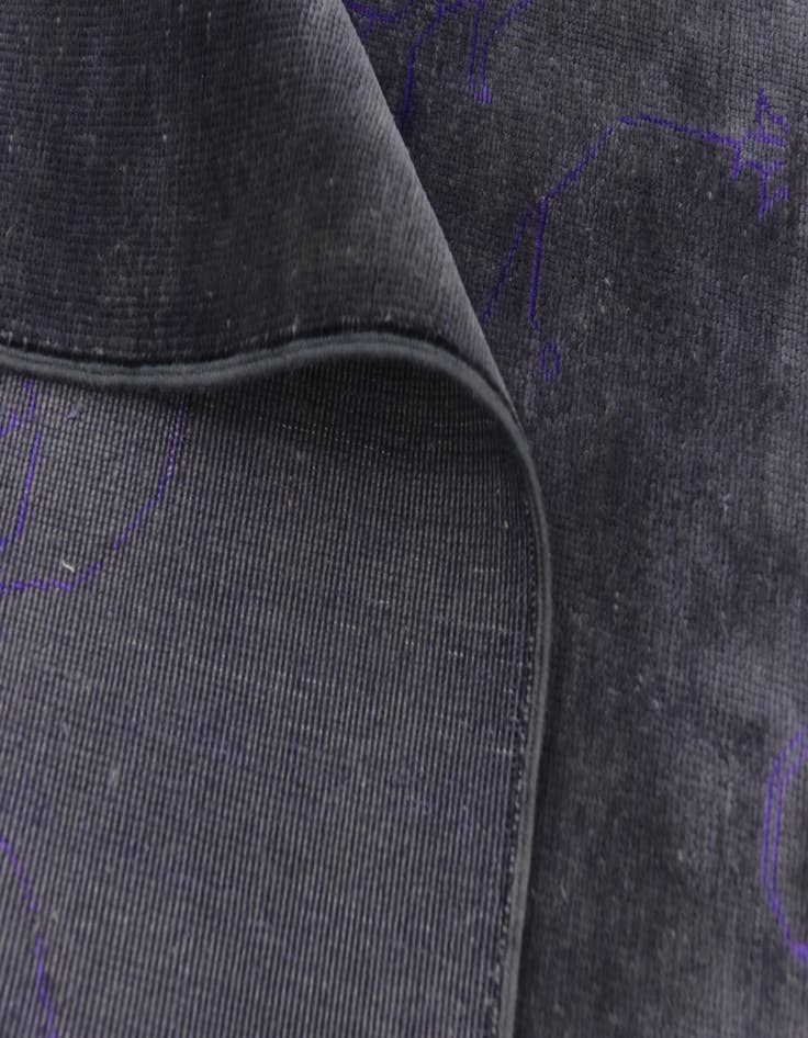 Detail image of  4' 10 x 6' 2  Hand Knotted Over-Dyed Ziegler Rug