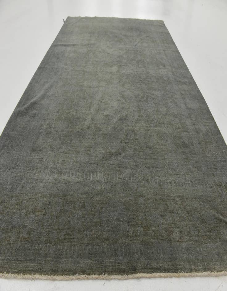 Detail image of  6' x 8' 10  Hand Knotted Over-Dyed Ziegler Rug