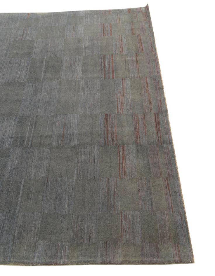 Detail image of  5' 6 x 7' 6  Hand Knotted Over-Dyed Ziegler Rug