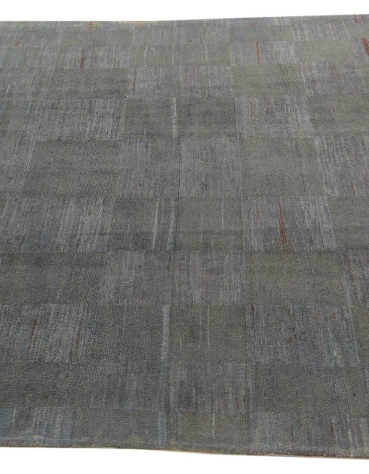 Detail image of  5' 6 x 7' 6  Hand Knotted Over-Dyed Ziegler Rug