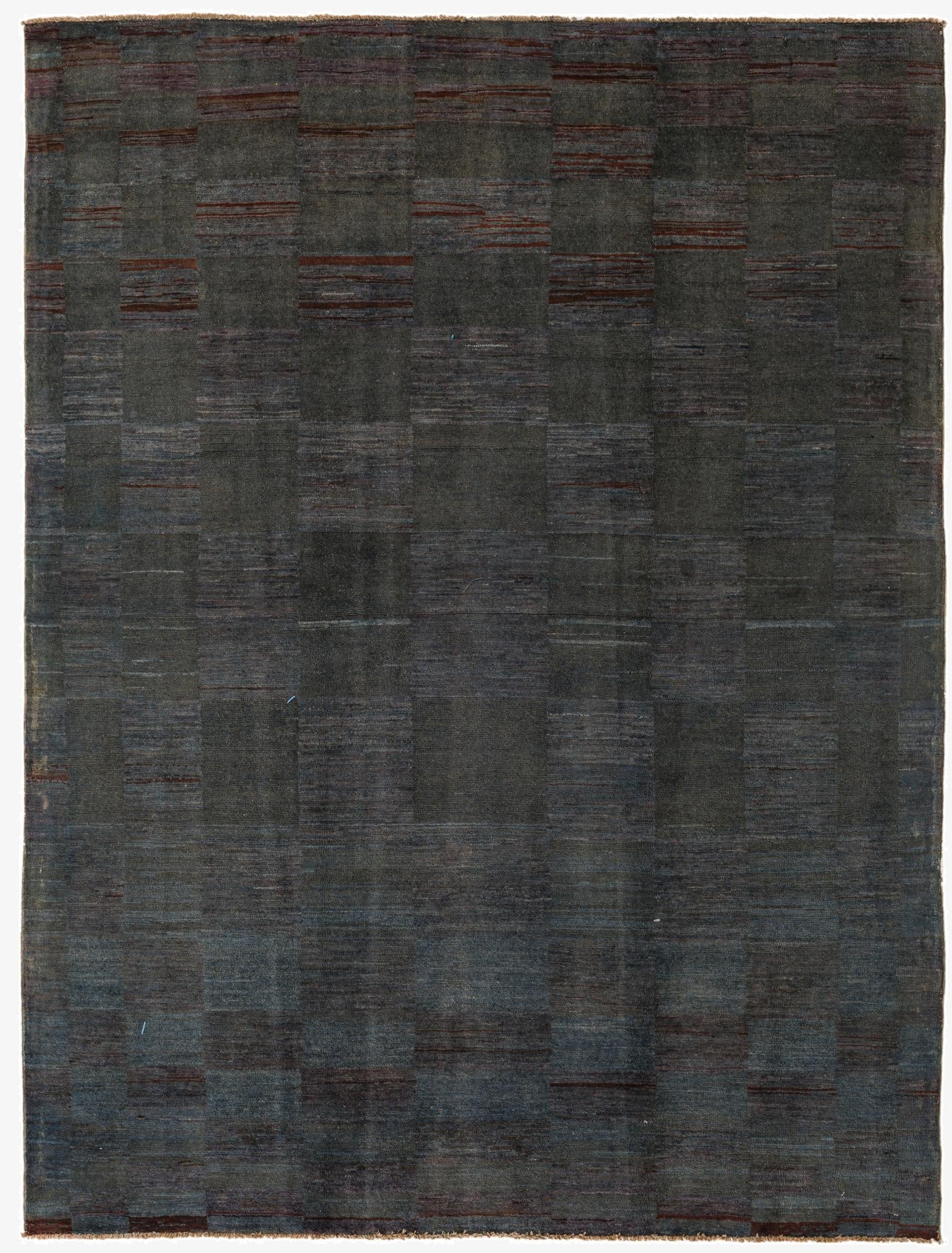  5' 6 x 7' 6  Hand Knotted Over-Dyed Ziegler Rug
