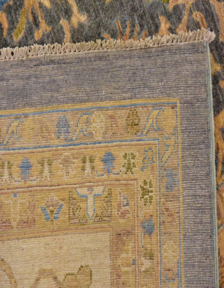 Detail image of 16' 7 x 22' 3 Hand Knotted Peshawar Ziegler Oriental Rug