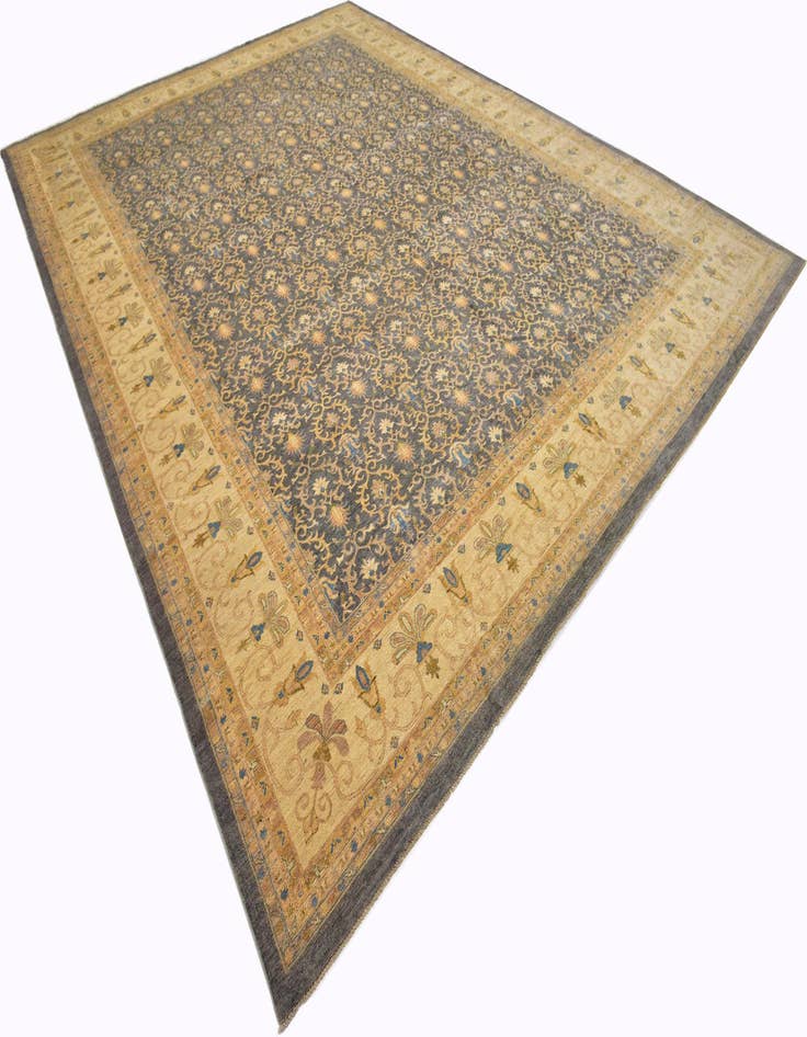 Detail image of 16' 7 x 22' 3 Hand Knotted Peshawar Ziegler Oriental Rug