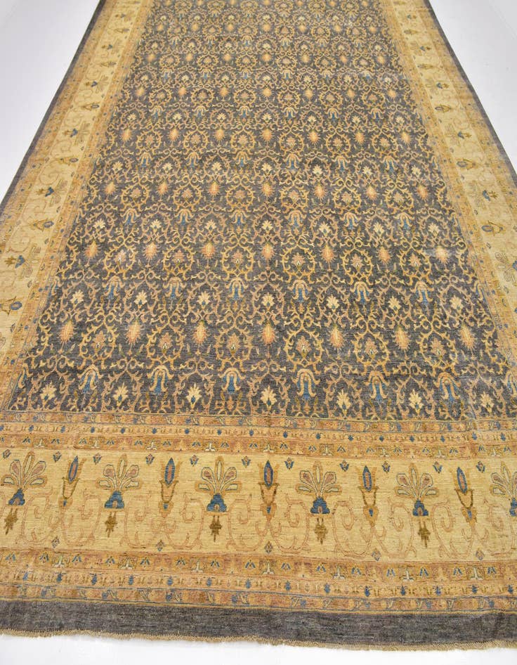 Detail image of 16' 7 x 22' 3 Hand Knotted Peshawar Ziegler Oriental Rug