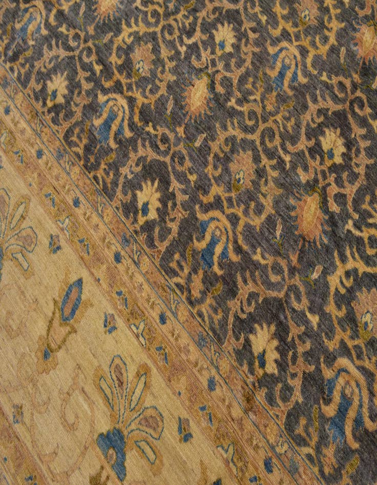 Detail image of 16' 7 x 22' 3 Hand Knotted Peshawar Ziegler Oriental Rug