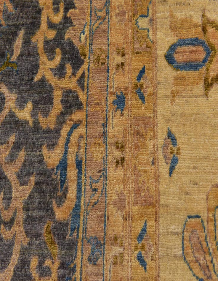 Detail image of 16' 7 x 22' 3 Hand Knotted Peshawar Ziegler Oriental Rug